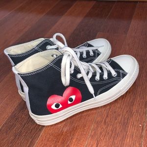 Comme Des Garçons High Top Sneakers